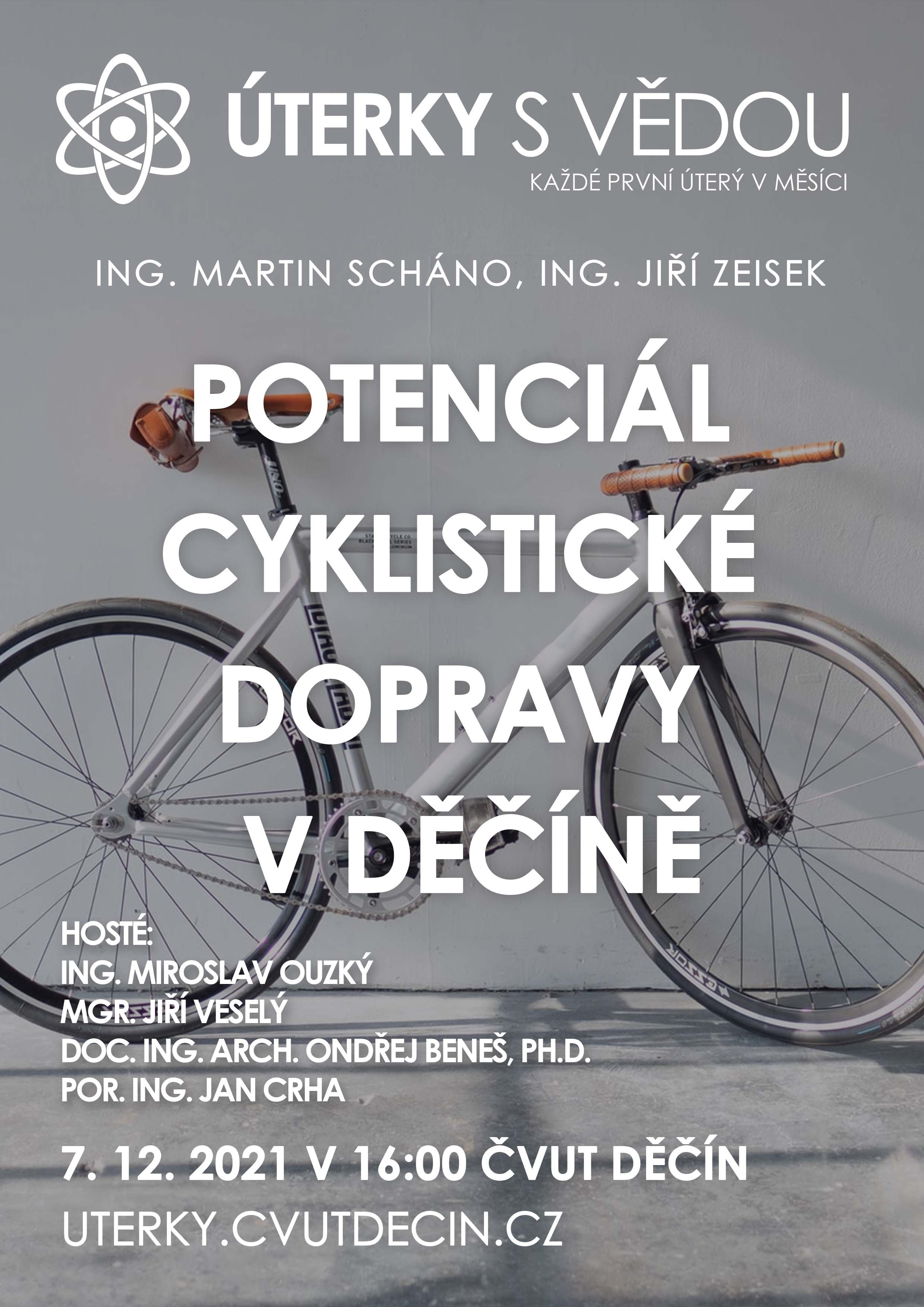 Leták přednášky Doprava v Děčíně