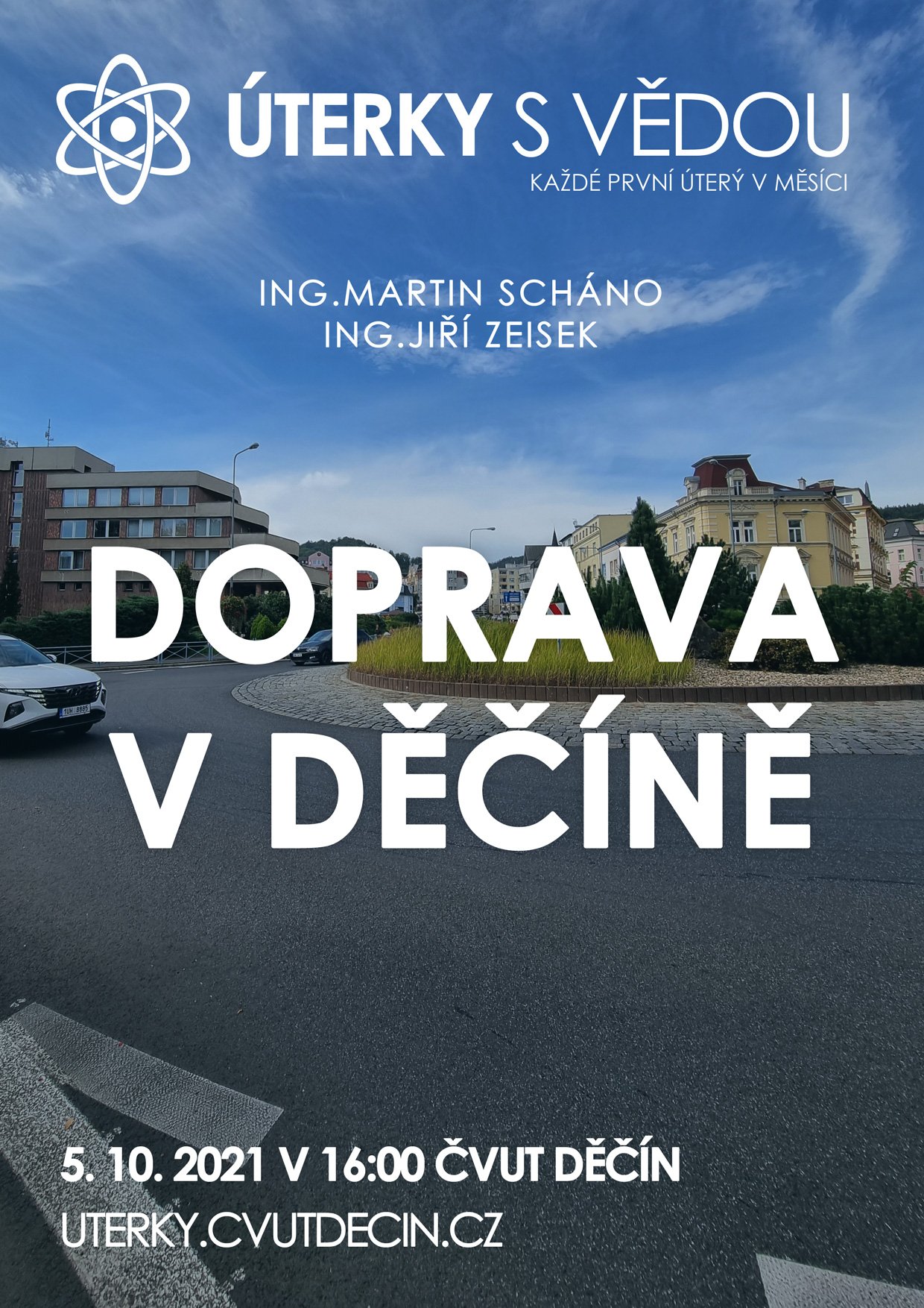 Leták přednášky Doprava v Děčíně Leták přednášky Doprava v Děčíně