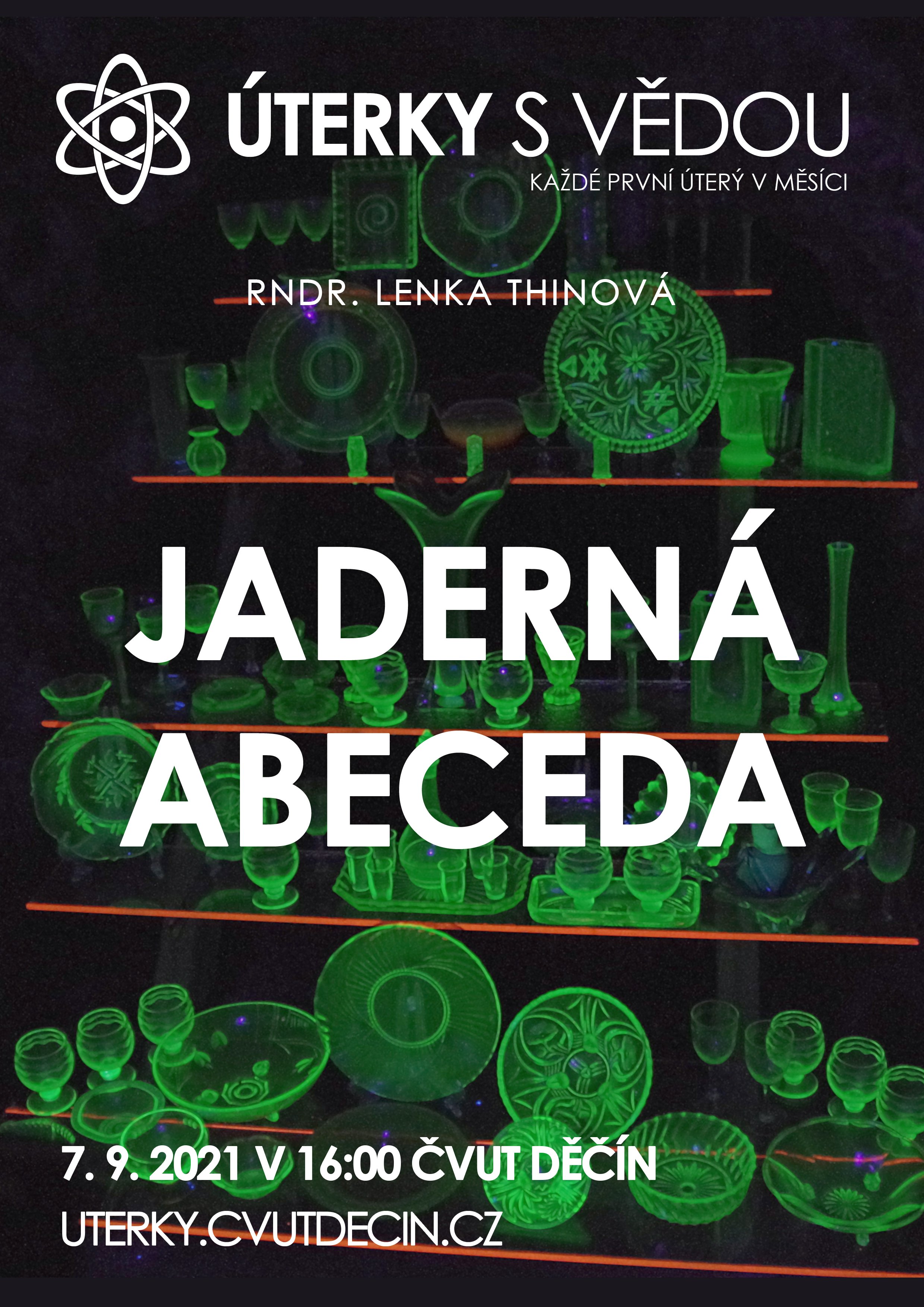 Leták přednášky Jaderná abeceda