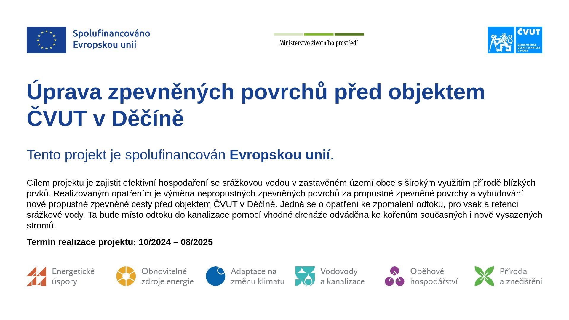 Plakát financování projektu Plakát financování projektu